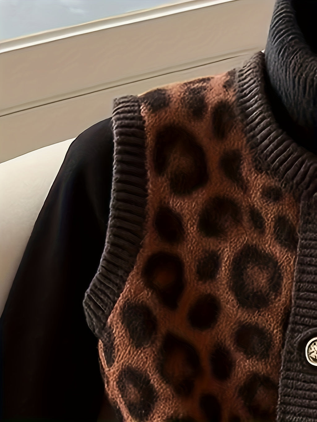 Leopard Print Vest