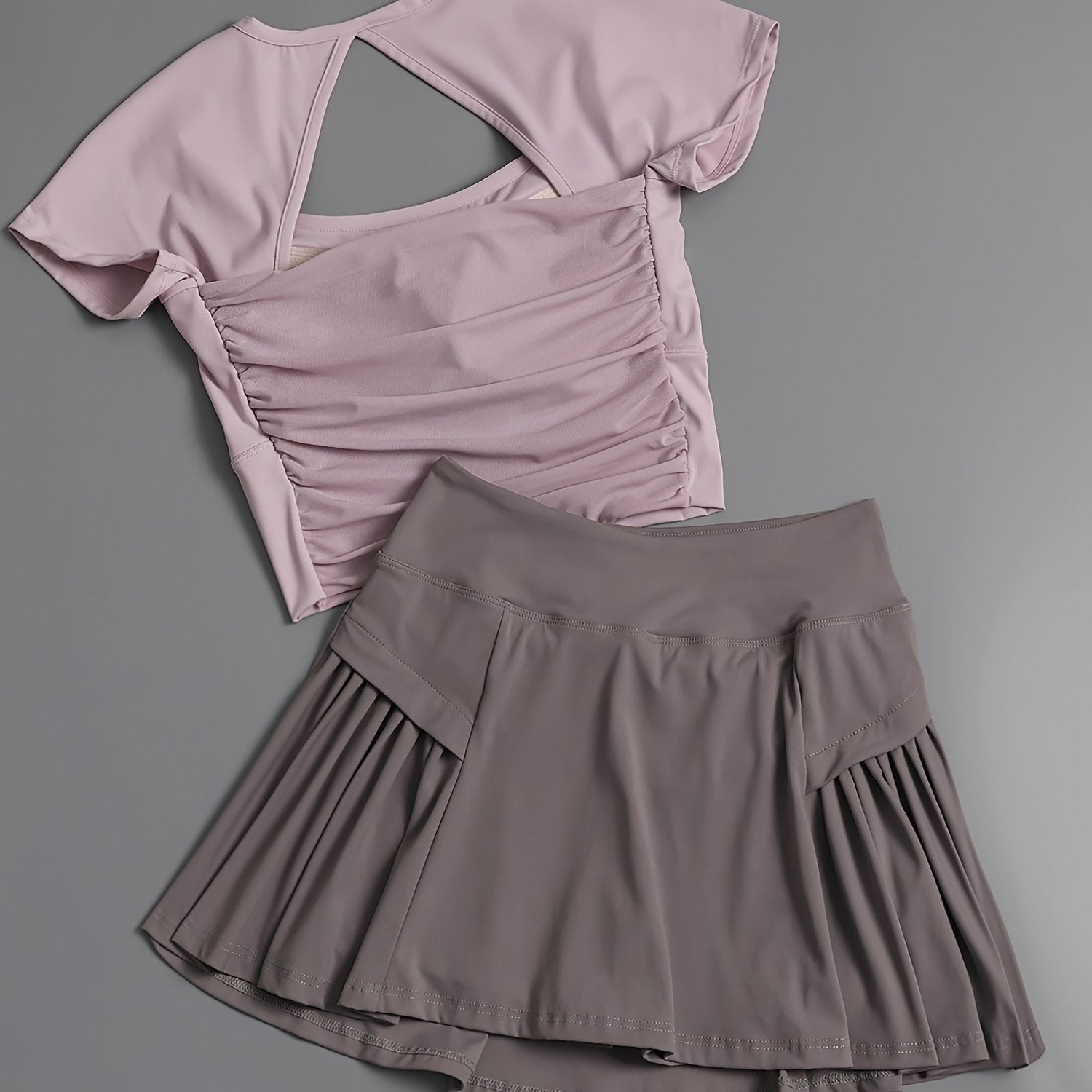 A Stylish Two-Piece Sports Outfit