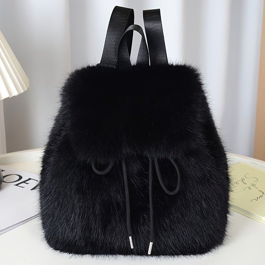 {1pc} Faux Fur Backpack