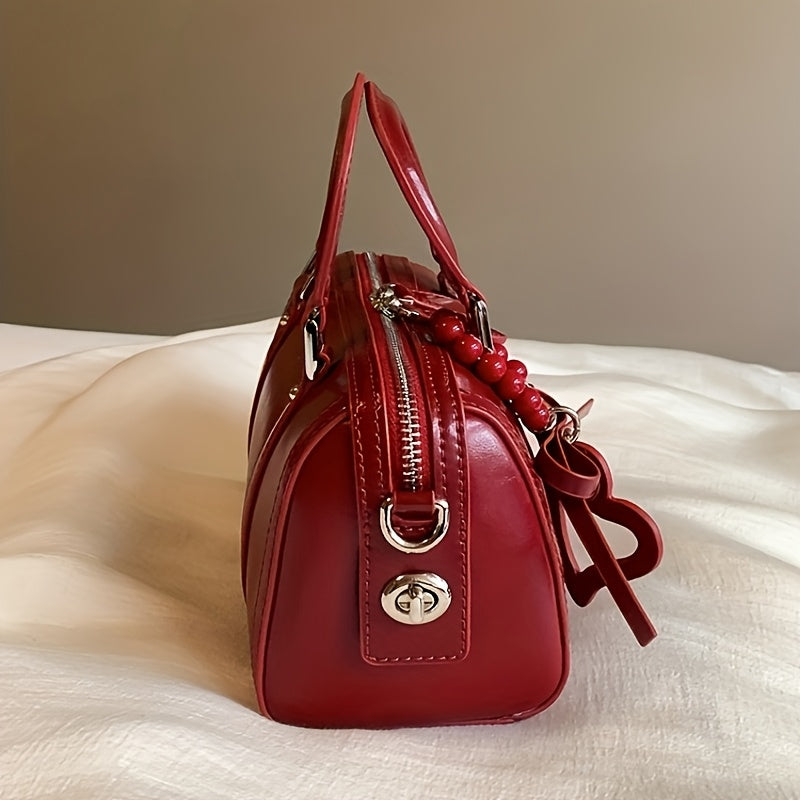 Red Boston Bag