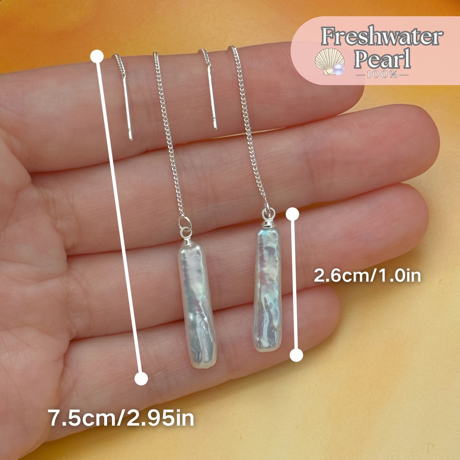 Pearls Tassel Drop Earrings