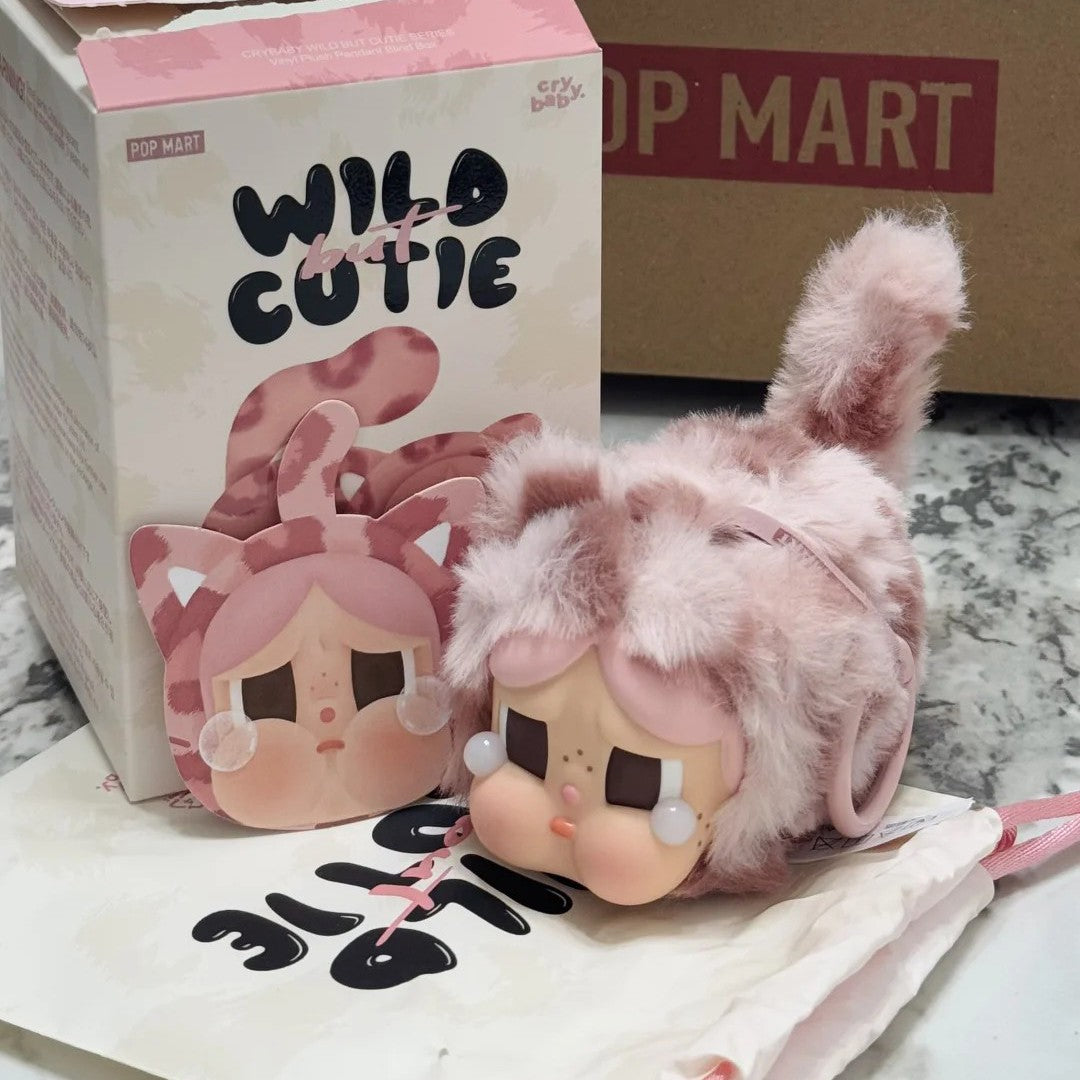 POPMART CRYBABY Wild But Cutie Series Mystery Box Plush Pendant Toys