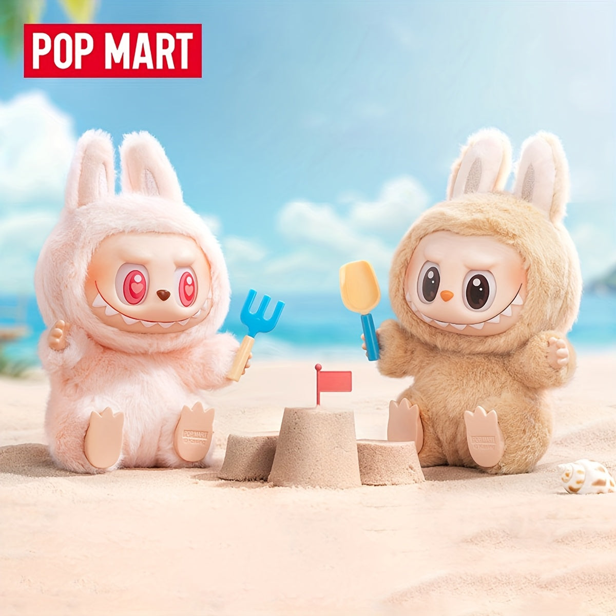 1/2/6pcs POP MART LABUBU 2.0 Sitting Party Series Vinyl Plush