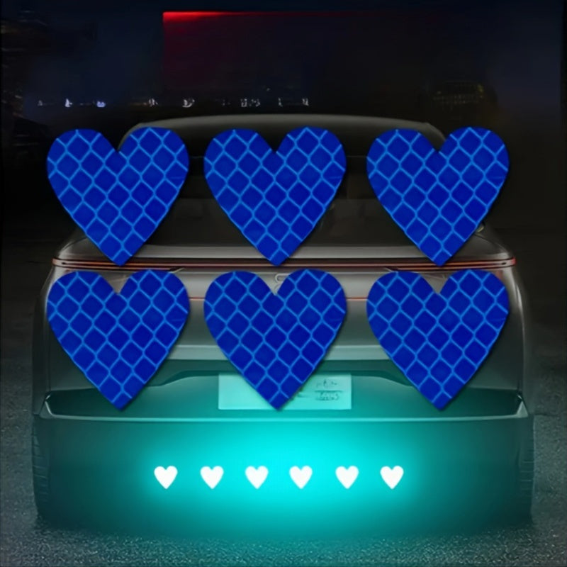 6 Universal Love Strip Reflective Stickers