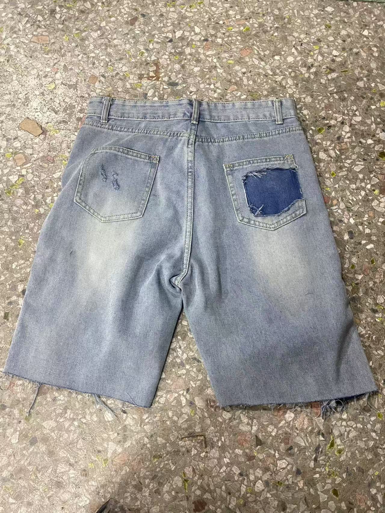 High-Waist Rhinestone Capris