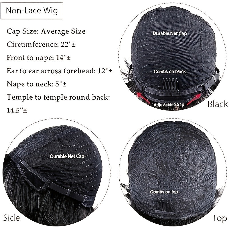 Pixie Cut Human Hair Wig