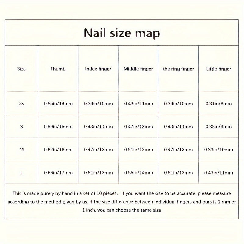 10pcs of Handcrafted Fairy Tale Story-Themed Sweet And Cute Cat-Eye French-Style Hand-Painted Gradient Floral Nail Art