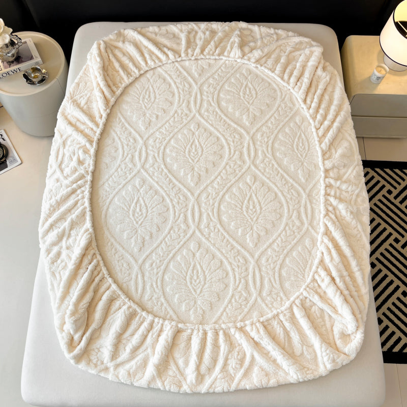 Jacquard Velvet Fitted Sheet