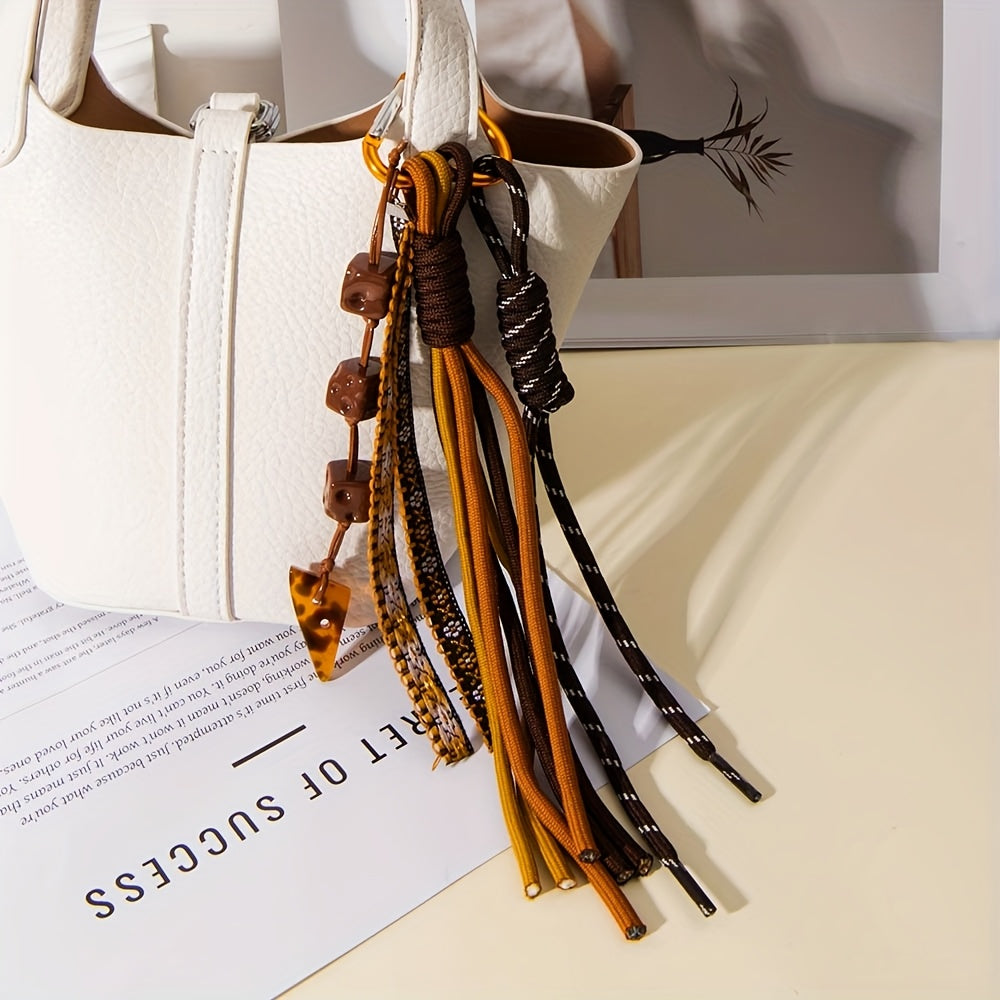 Leopard Print Keychain with Detachable Coin Purse