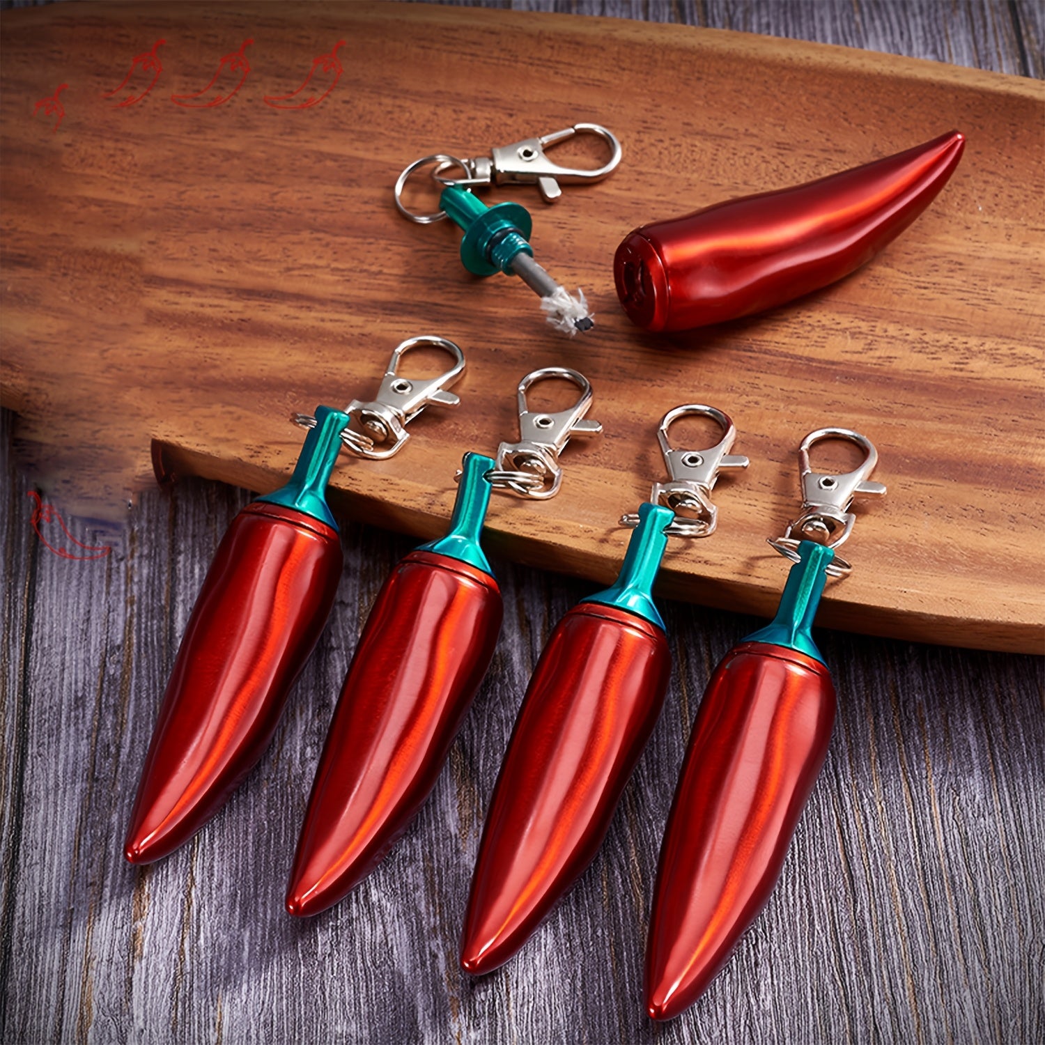 Metal Chili Shaped Lighter