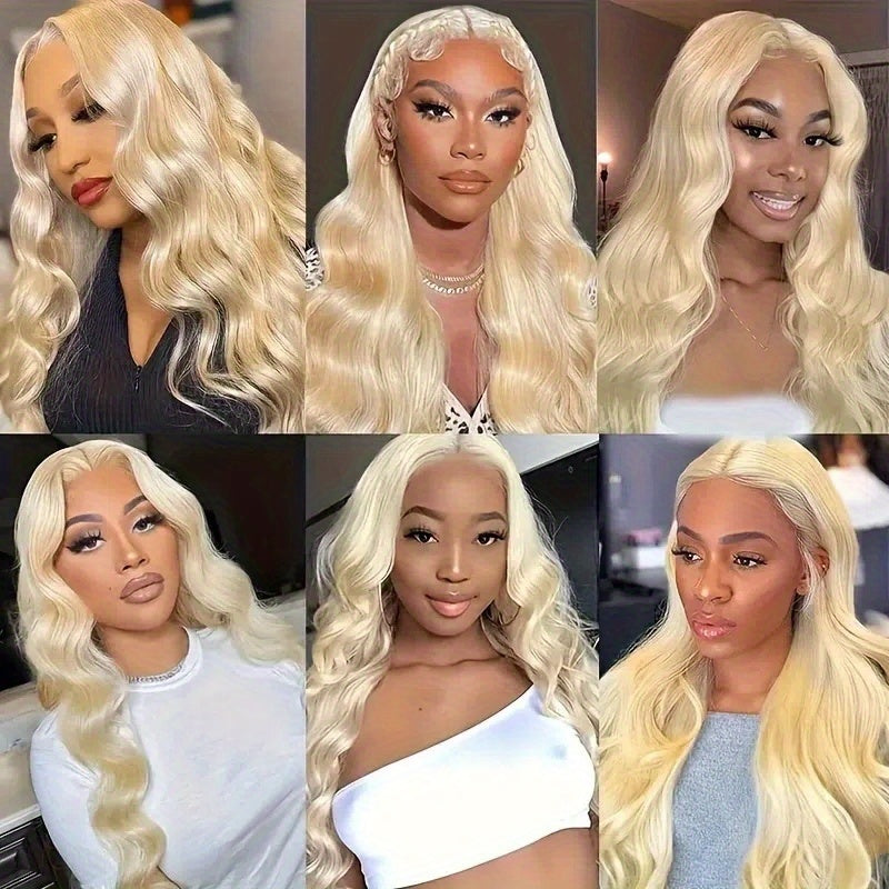 Blonde Human Hair Body Wave HD Lace Wig
