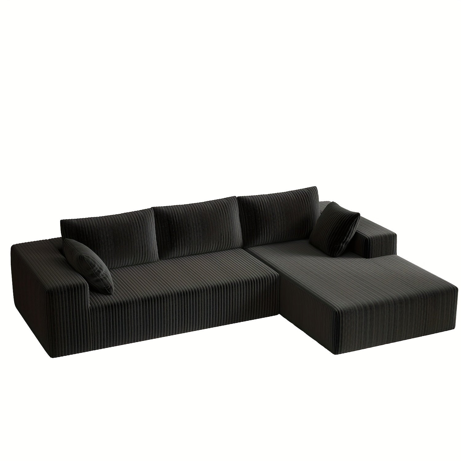 Modern Modular L-Shaped Living Room Cloud Sofa Set