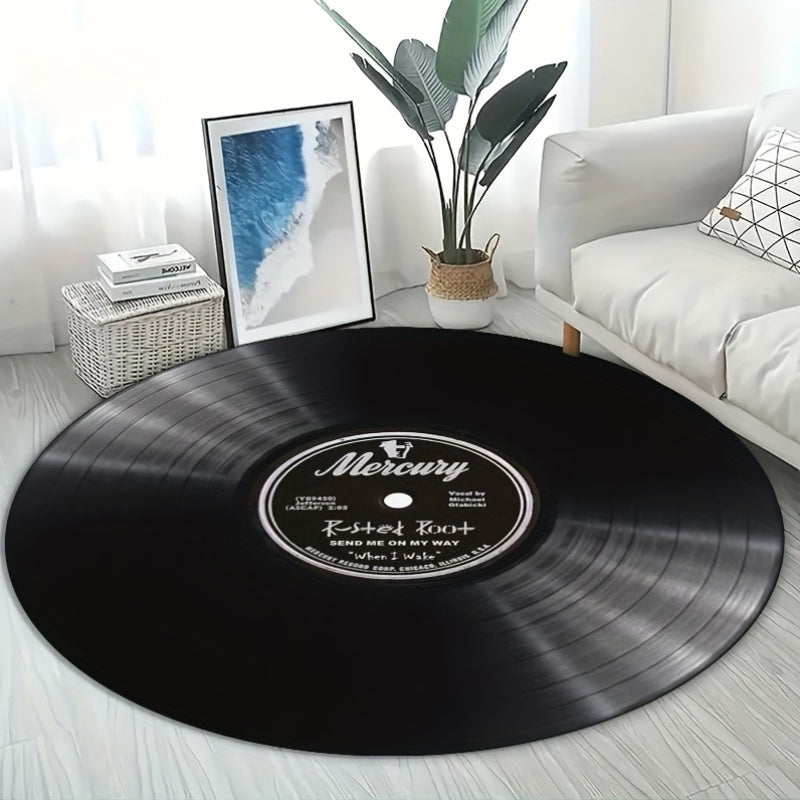 Vintage Mercury Vinyl Record Area Mat
