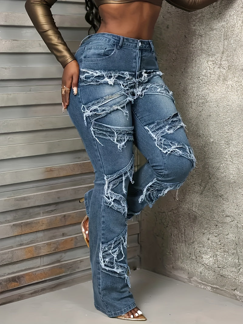 Raw Edge Jeans