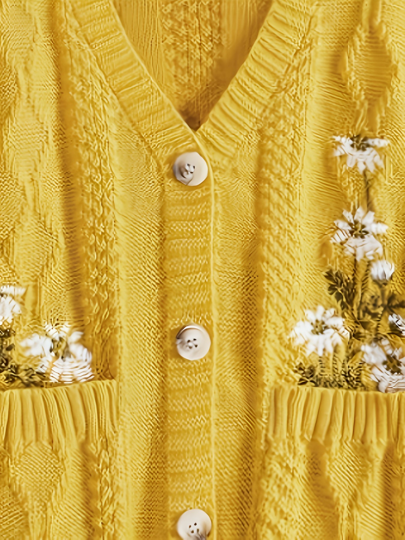 Floral Embroidered Cardigan