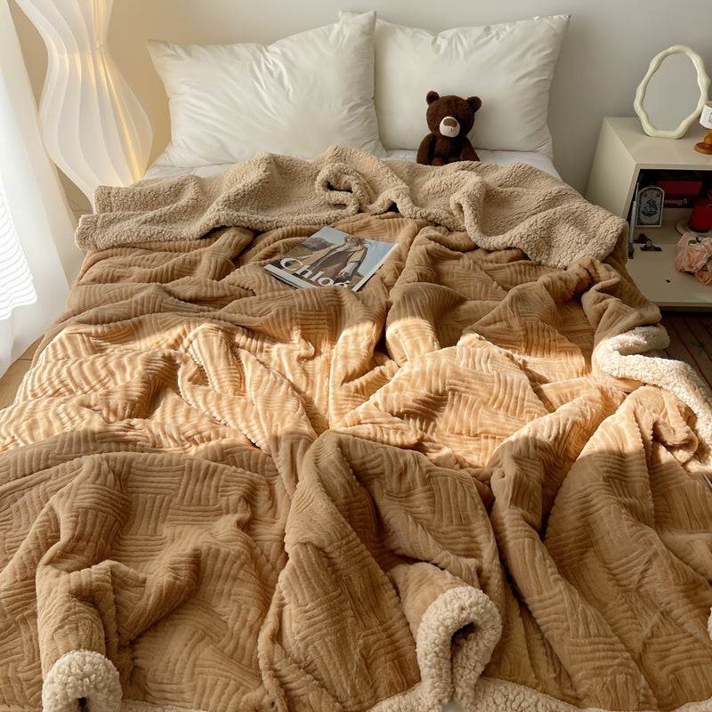 Faux Rabbit Fur Blanket