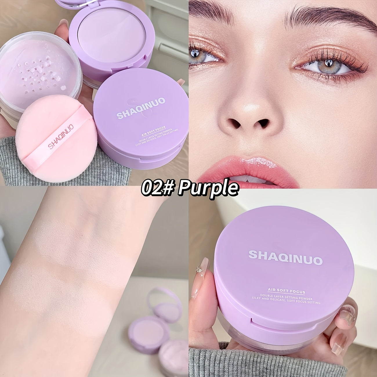 Dual-Effect Translucent Loose Powder