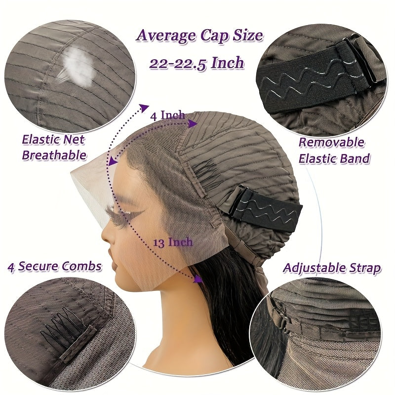 13x4 Body Wave Transparent Lace Front Wig