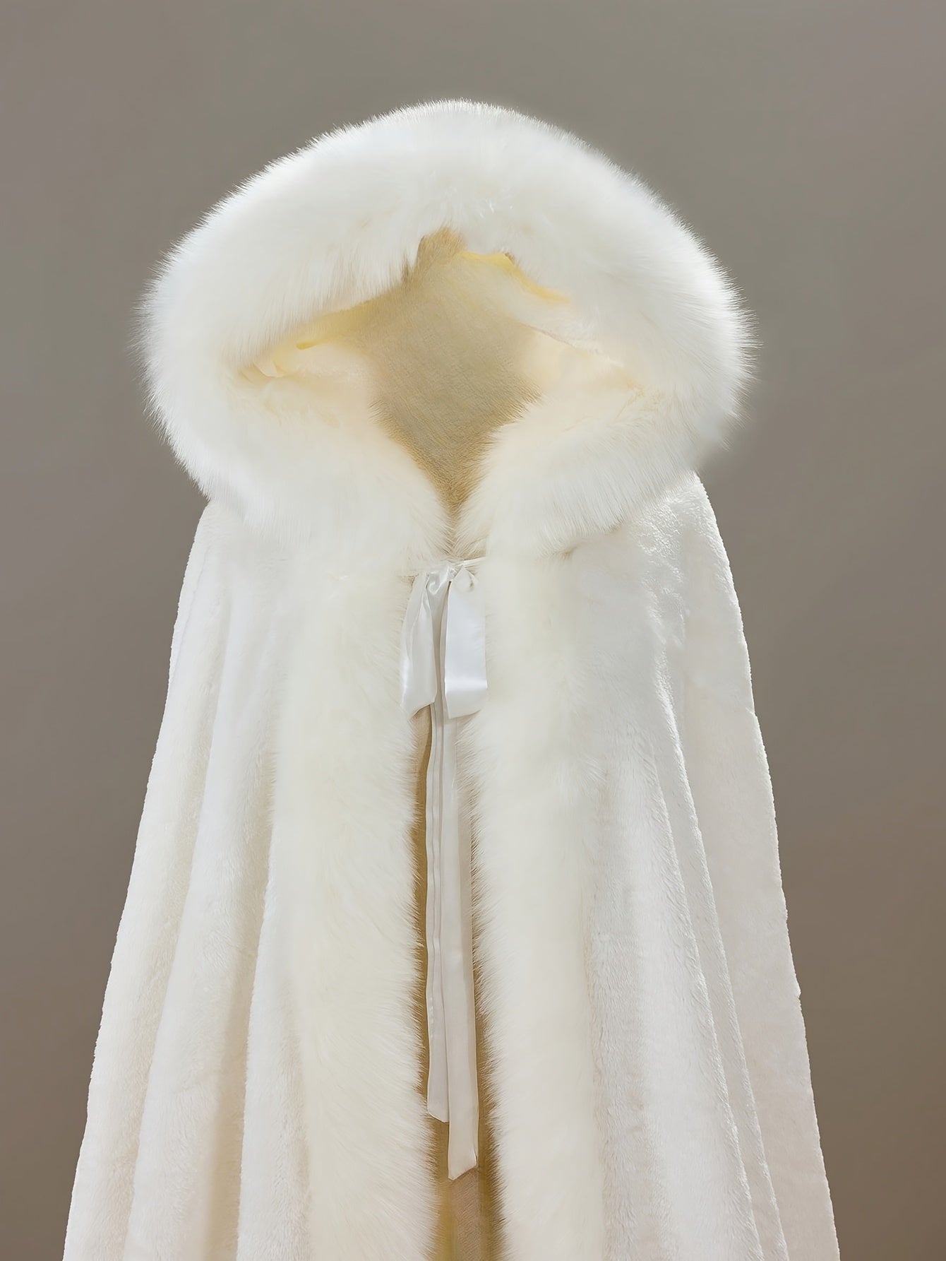 Plush Hooded Cape