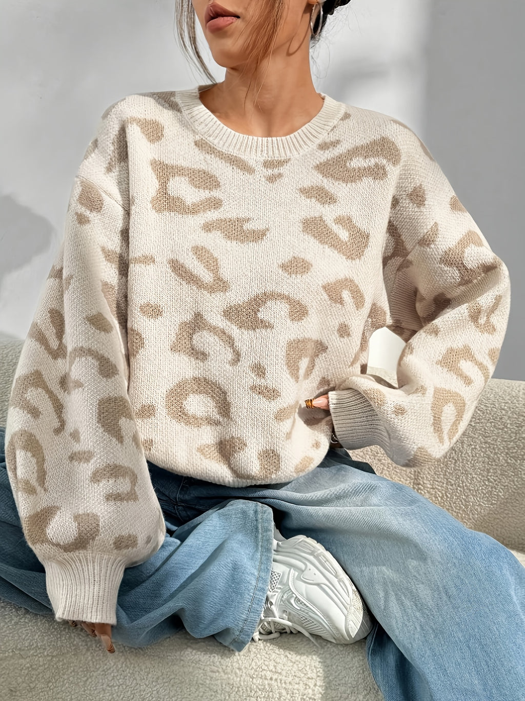 Leopard Print Sweater