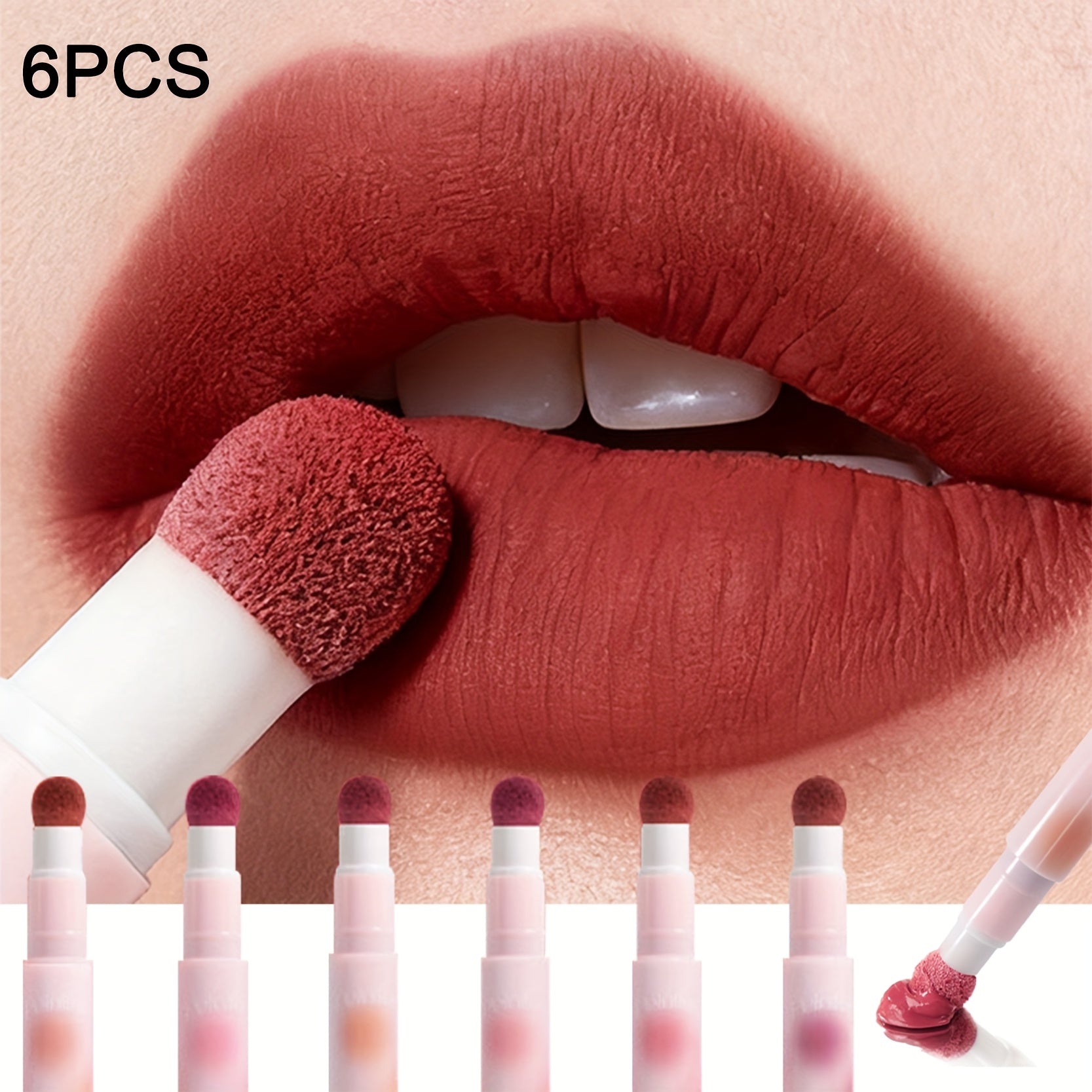 {6pcs} Velvet Lip Gloss