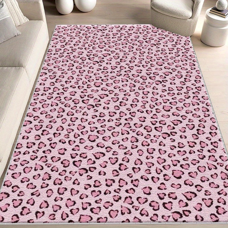 Leopard Print Area Mat