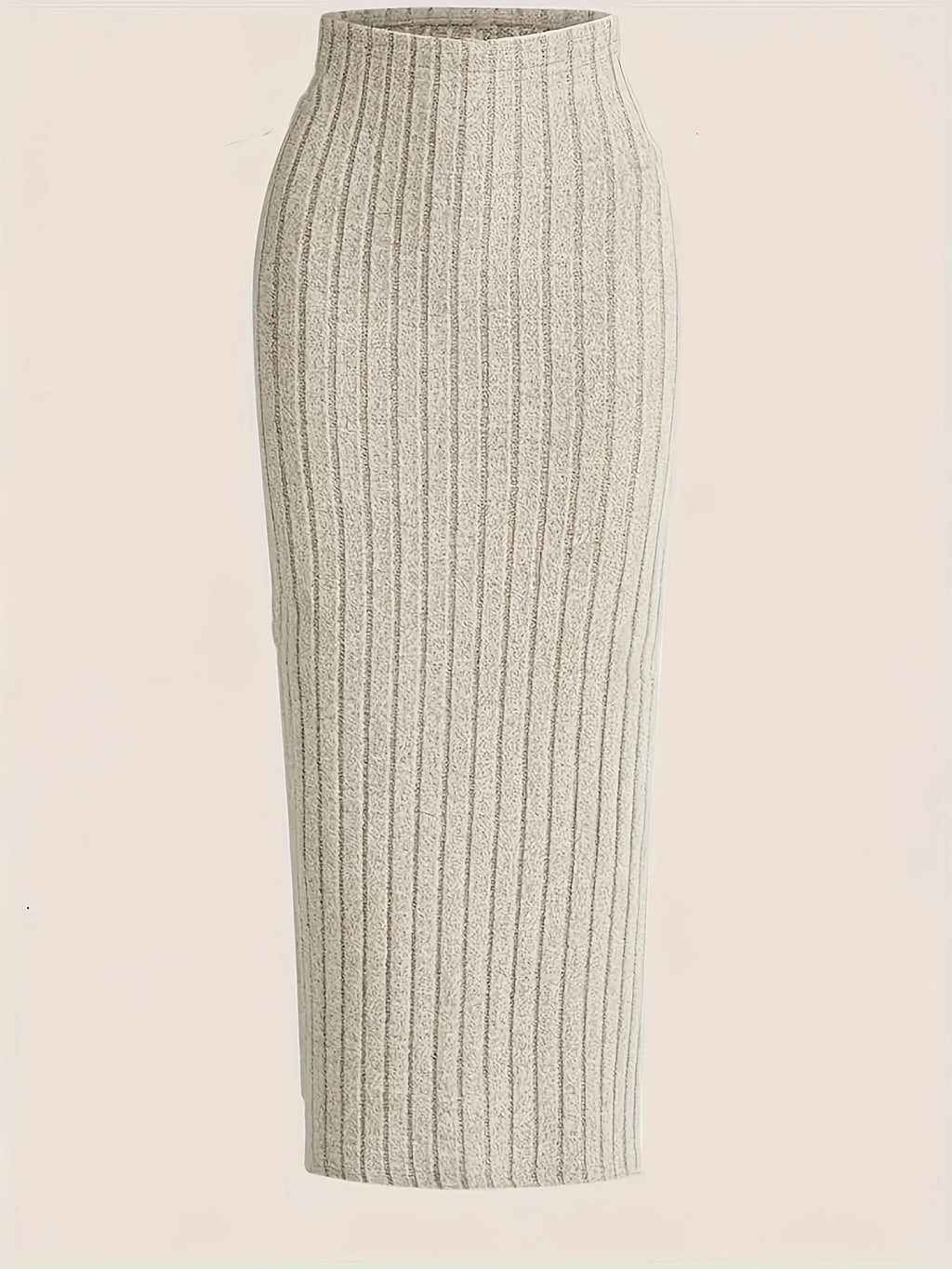 High-Waisted Stretch Pencil Skirt Set