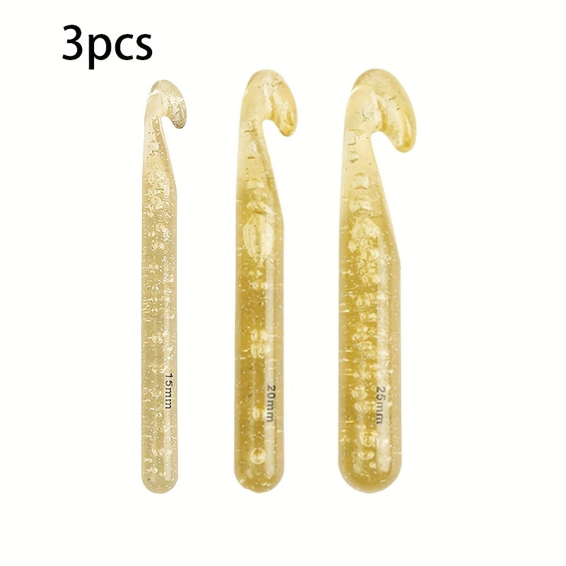 1pc/3pcs/5pcs Large Crochet Hook