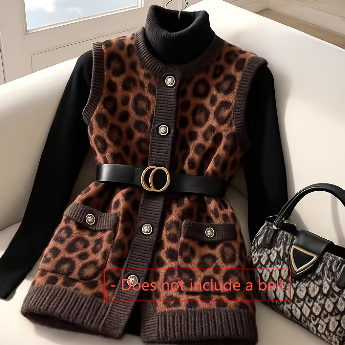 Leopard Print Vest