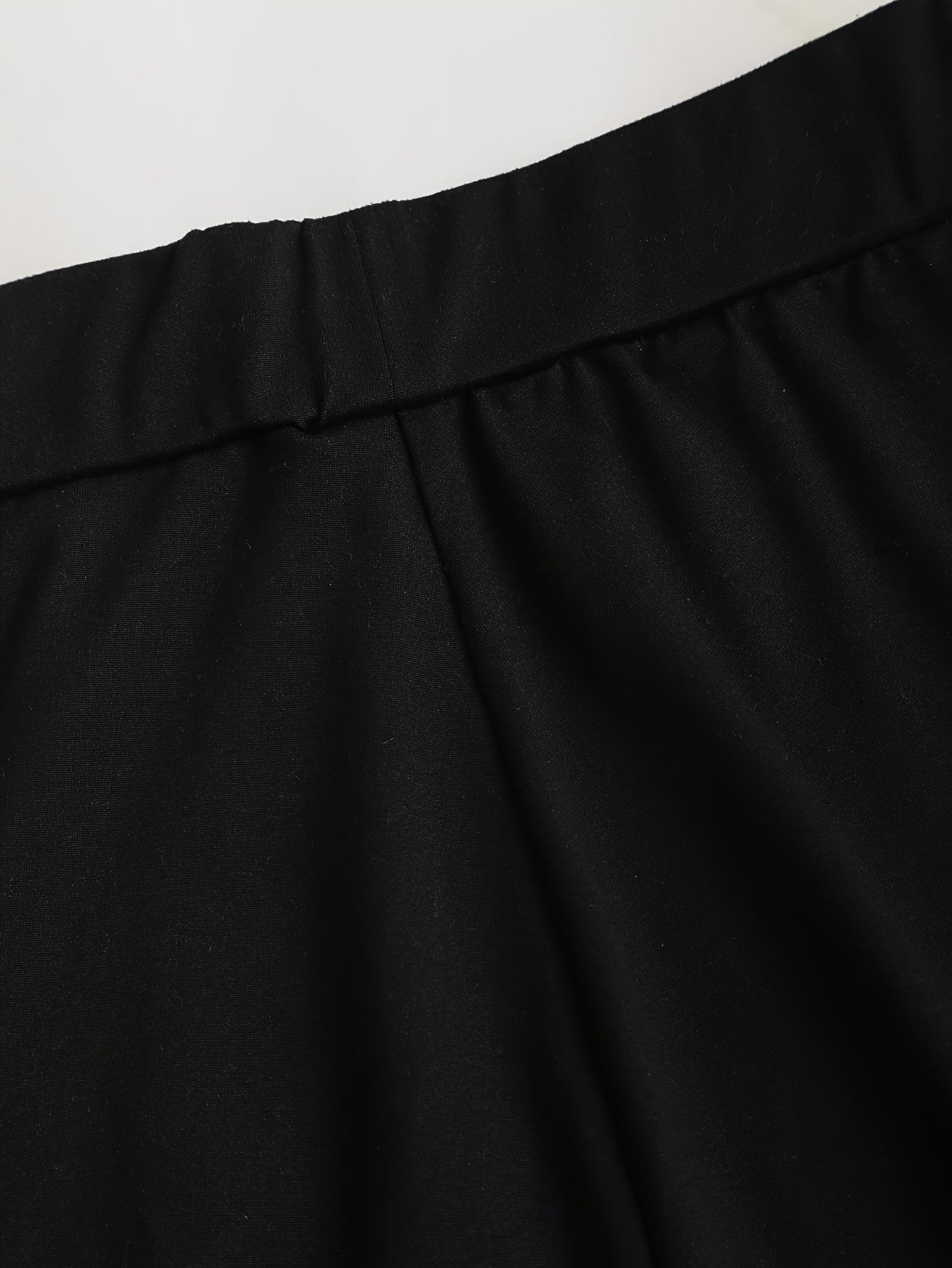 Women's Gothic Flared Pants with Contrast Lace and Tie-Up Design