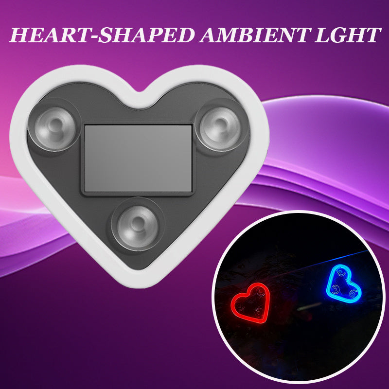 {2pcs} Car Interior Neon Heart Lights