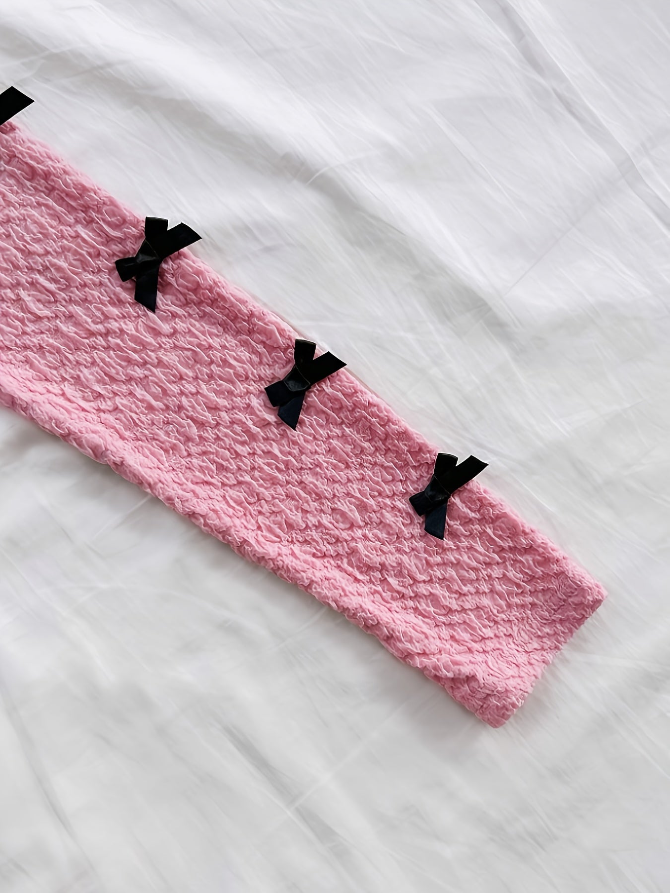 Women's Elegant Summer Crochet Blouse with Accents - Square Neck Long Sleeve Stretchy Top, Machine Washable Solid Color Shirt for Casual & Formal Wear, Textured Fashion, Comfortable Fit, Versatile Top, Lightweight Material, A