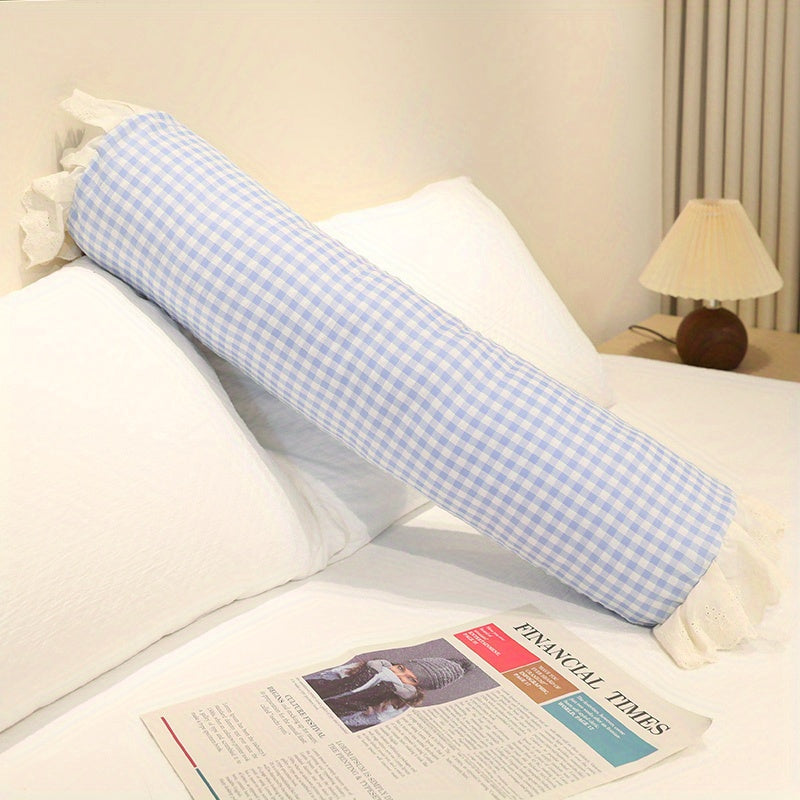 Plaid Cylindrical Pillow