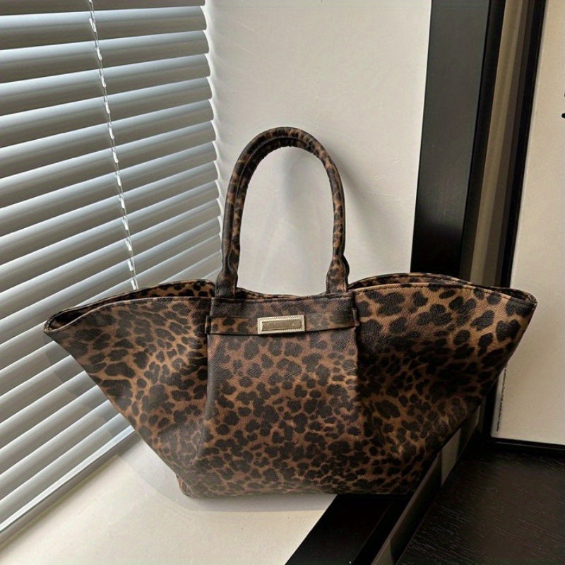 Leopard Print Tote Bag