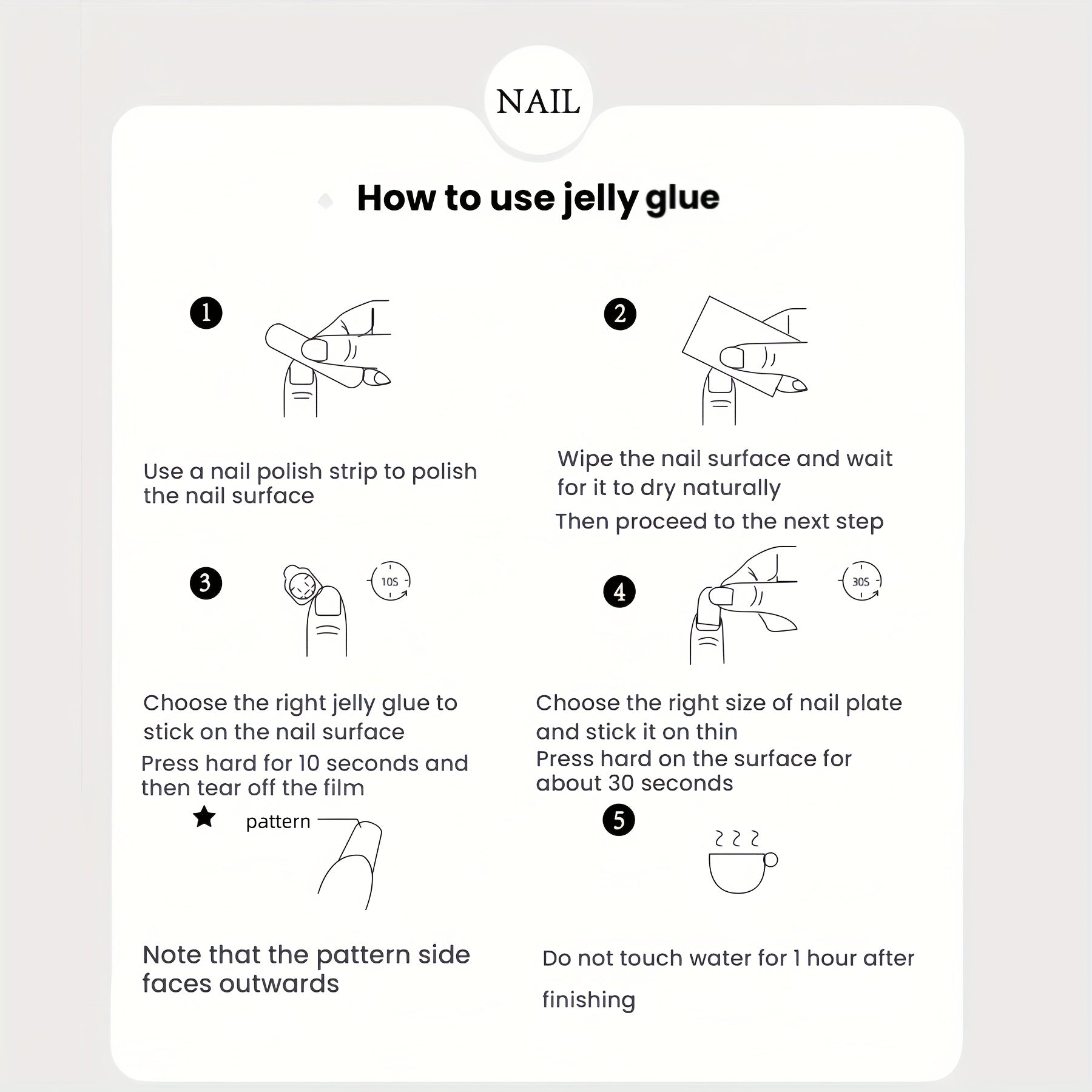 {24pcs} Shiny Flower Fake Nails