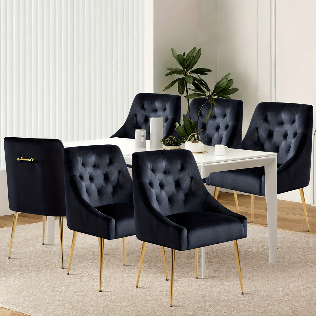 Velvet Dining Chairs Set Of 6