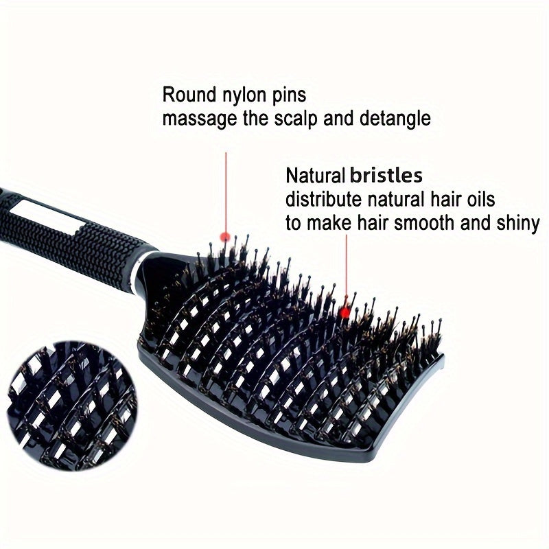 Curved Vented Professional Detangling Hair Brush