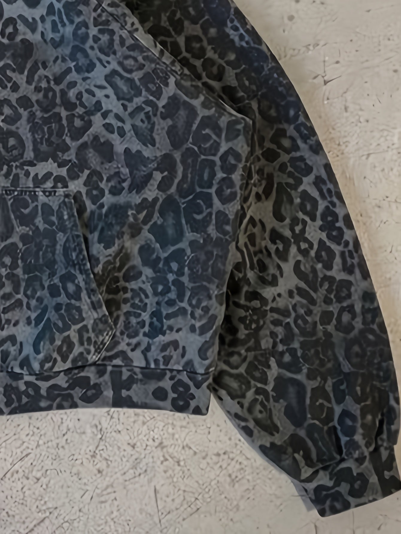 Gothic Leopard Print Hooded Jacket