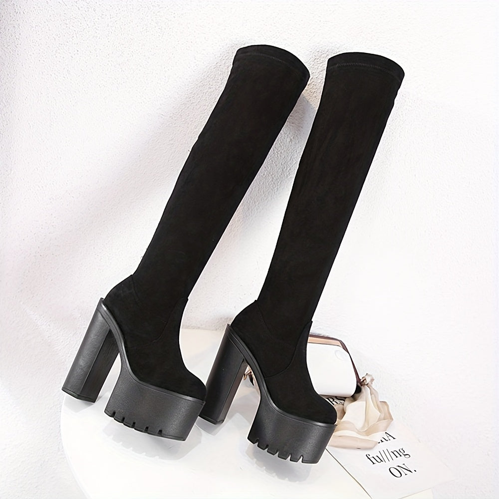 Block Heeled Boots