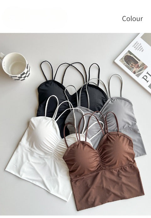 Set of 4 Sexy Lace-Back Camisoles