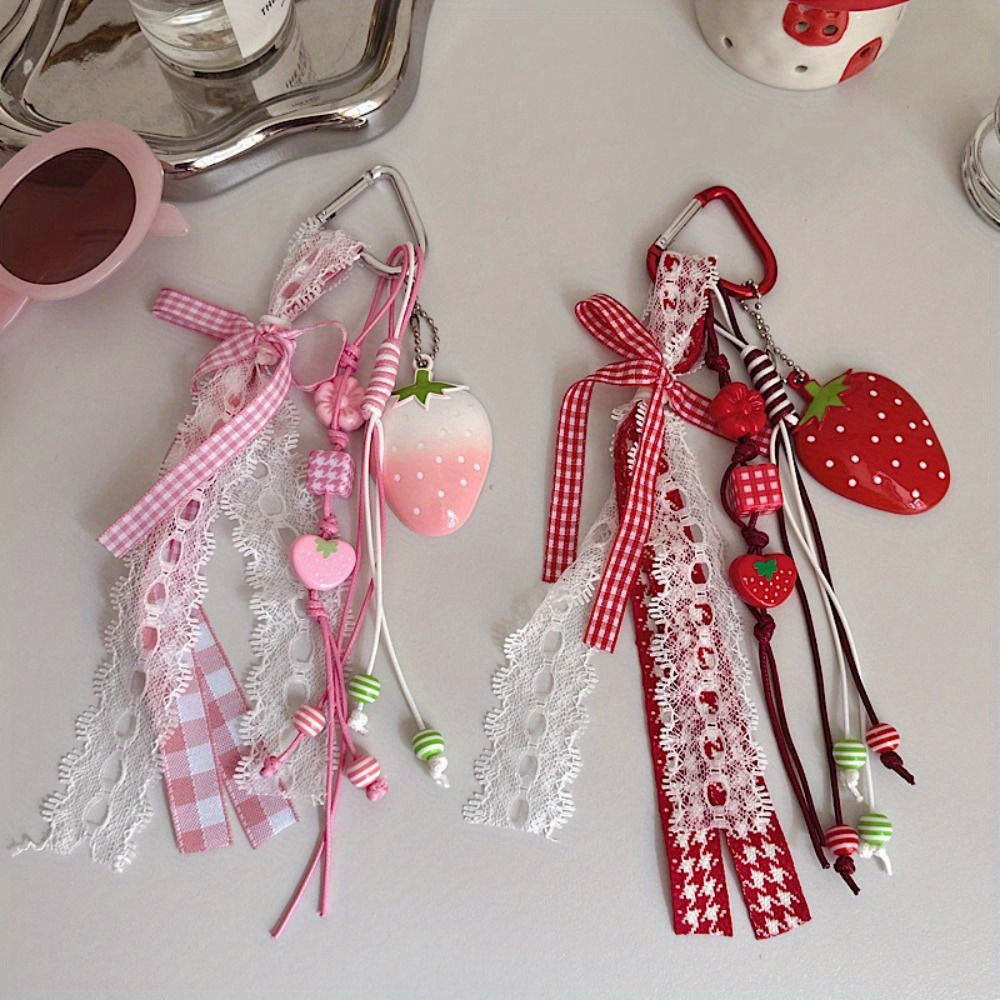 Strawberry Keychain