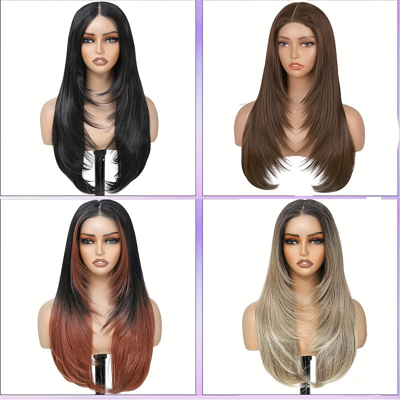 Glueless T-Part Synthetic Lace Front Wig