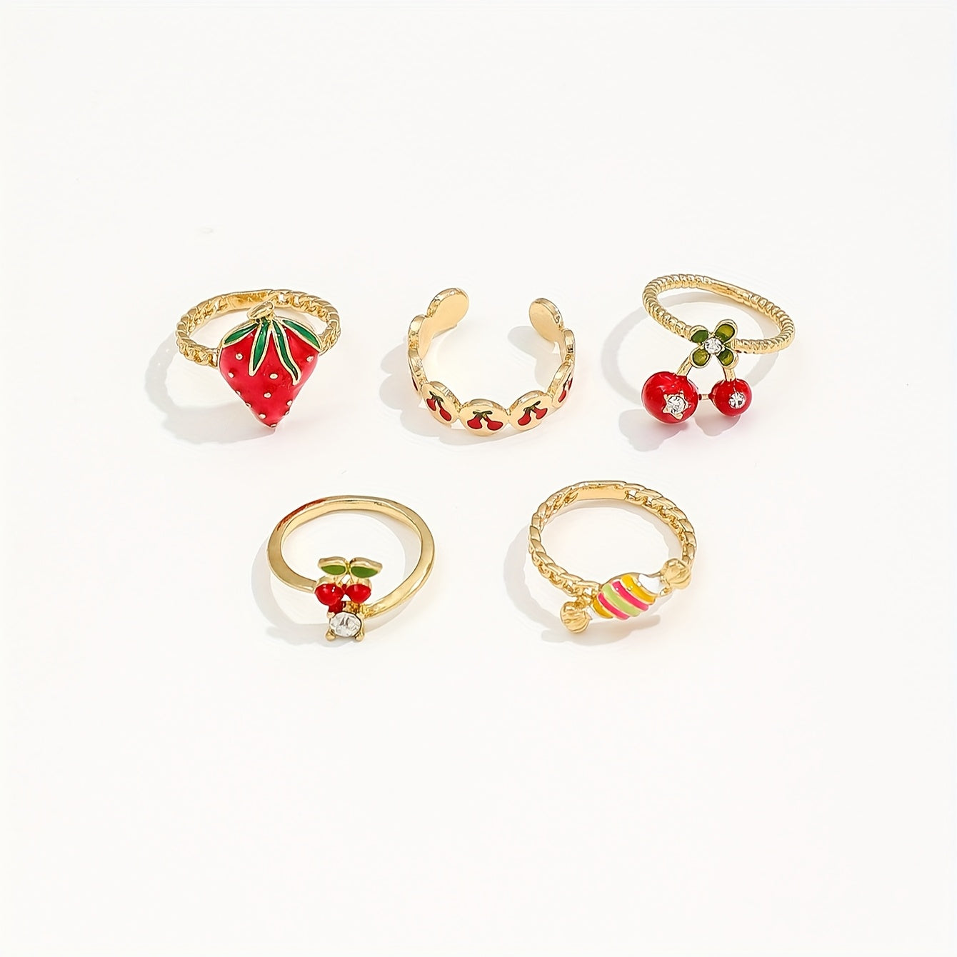 {5pcs} Fashion Rings Set