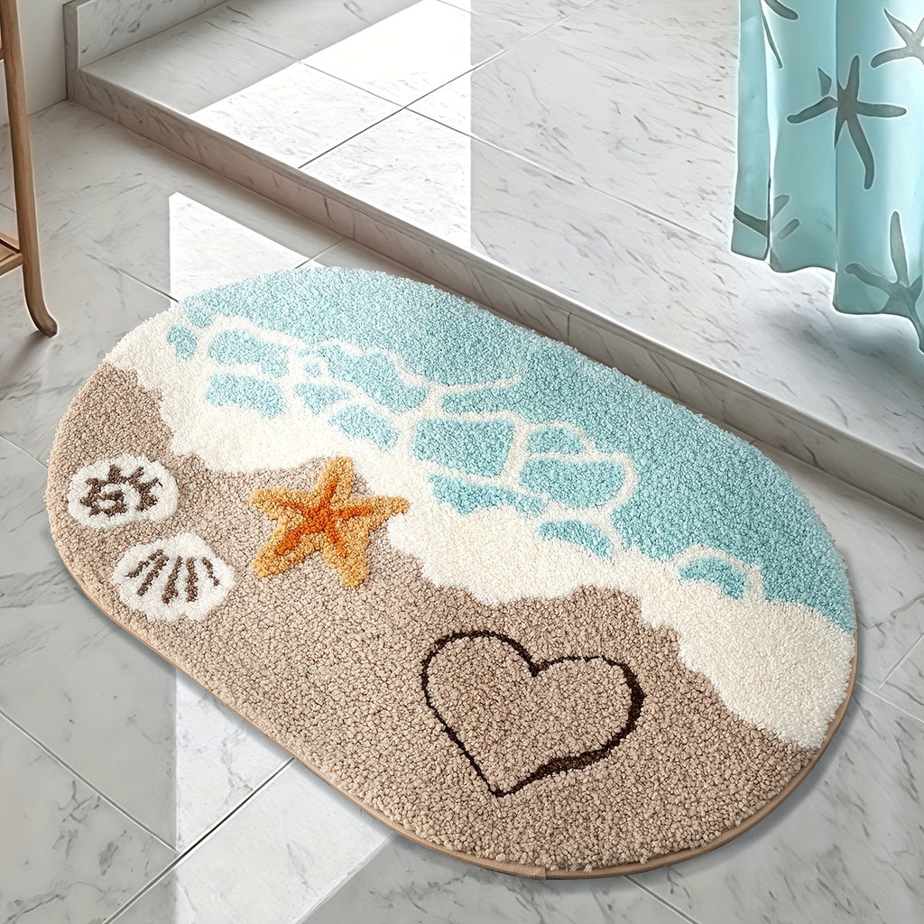 Beach Plush Bath Mat