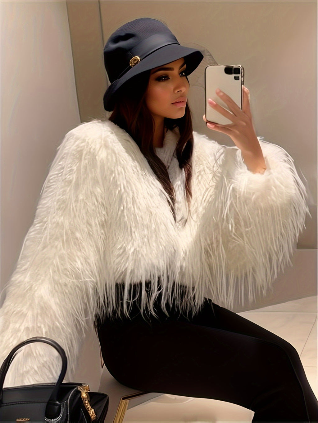 Faux Fur Short Coat