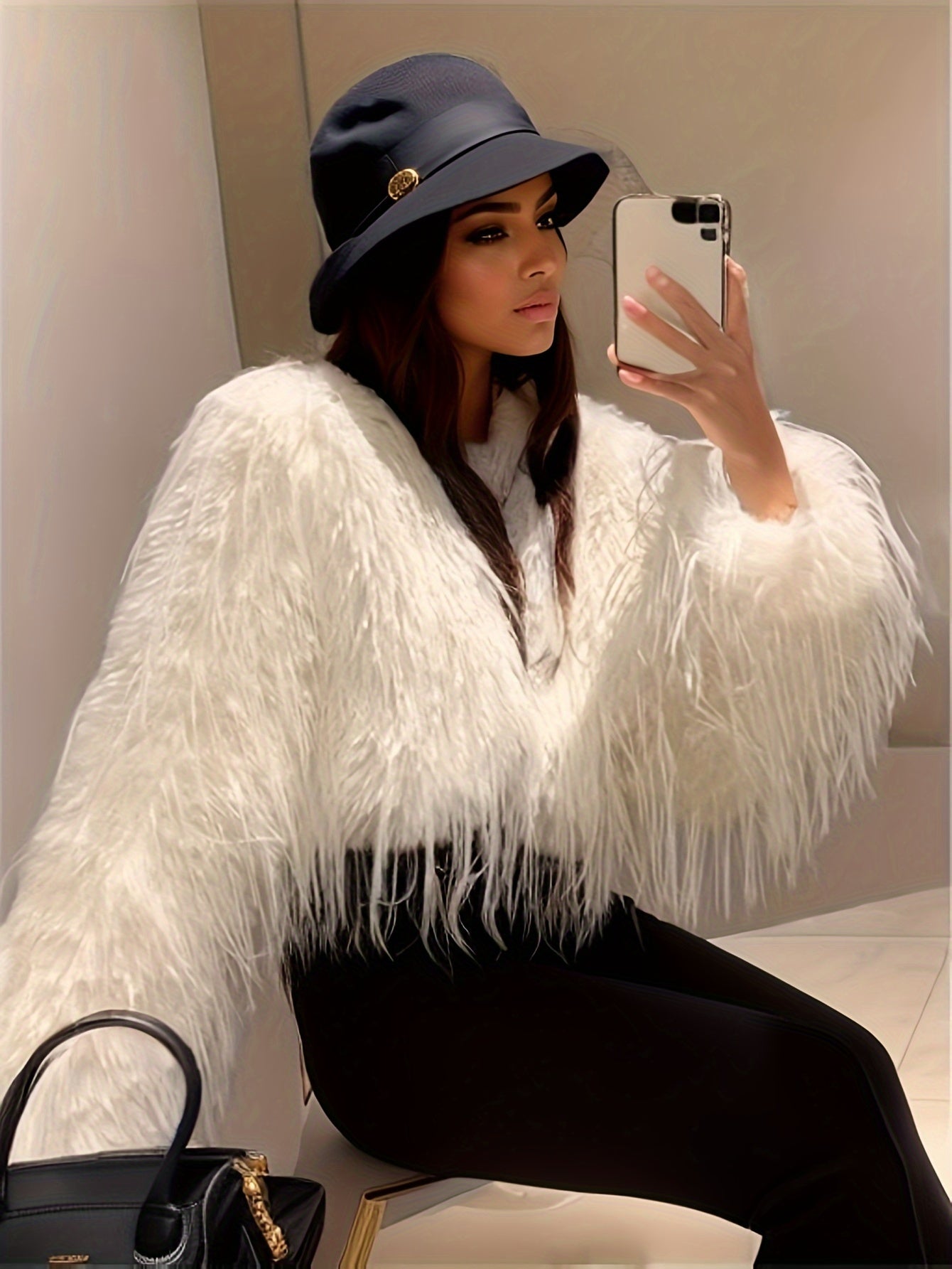 Faux Fur Short Coat