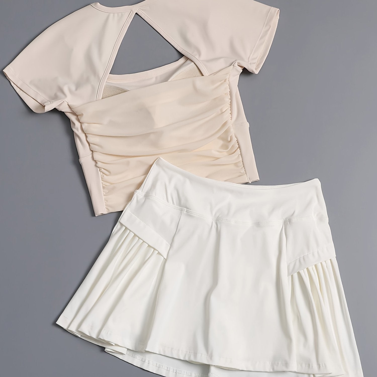 A Stylish Two-Piece Sports Outfit