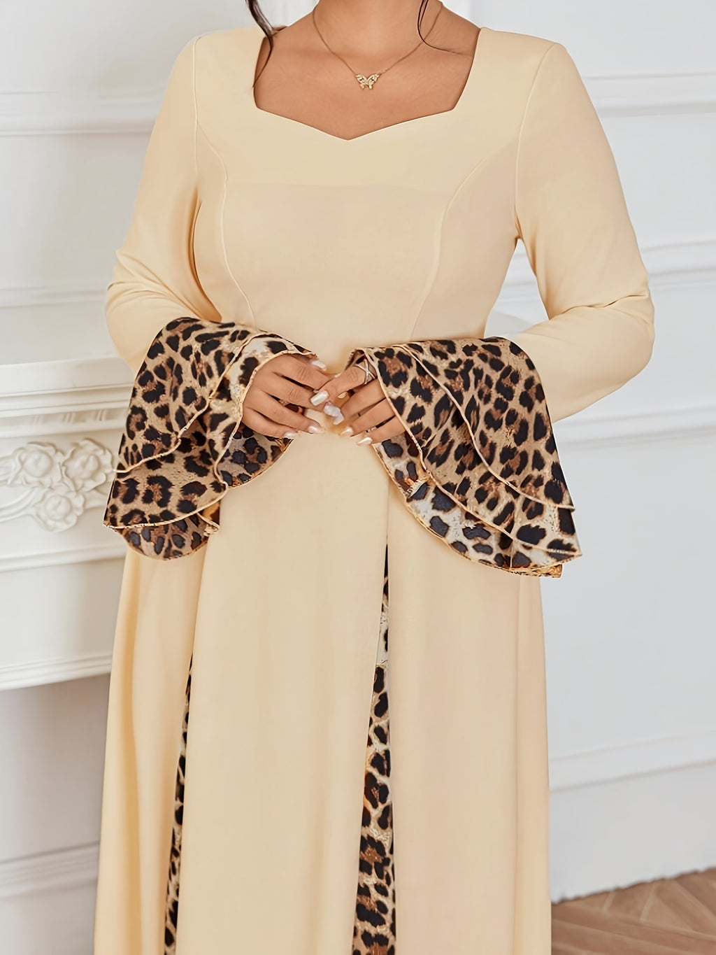 Leopard Print Mermaid Dress