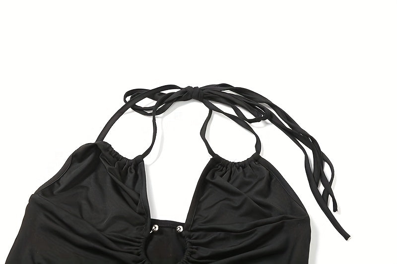 Halter Neck Crop Top