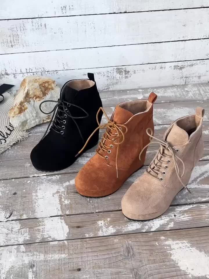 Solid Color Fuzzy Boots